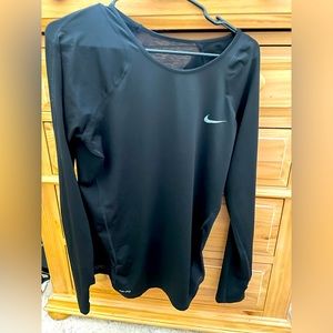 Nike pro dry fit long sleeve running shirt